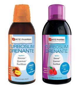 Con Forté Pharma Turboslim Drenante eliminas todas las toxinas y residuos que el cuerpo va acumulando a lo largo del año para recuperar tu figura.