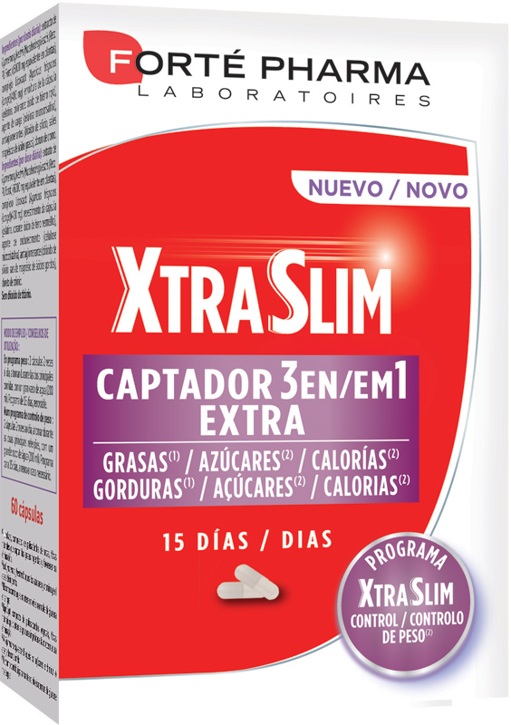 Forté Pharma XtraSlim - Captador 3 en 1 Extra