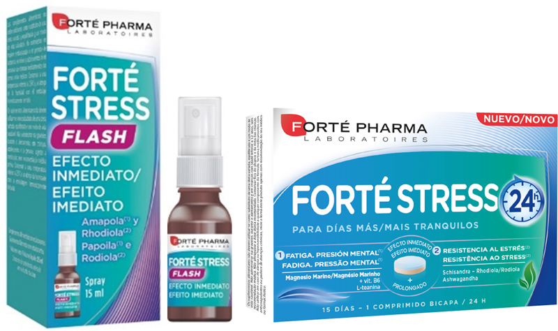 Productos para gestionar el stress de Forté Pharma